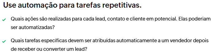 use automação para tarefas repetitivas