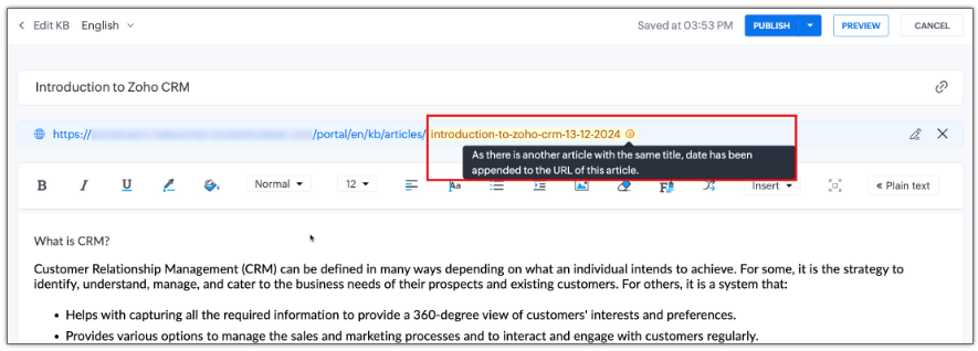 Como evitar que datas sejam adicionadas ao link permanente